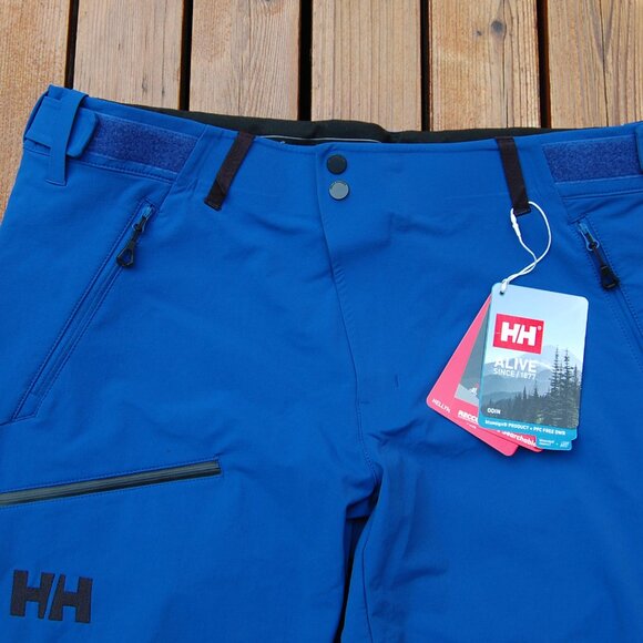 HELLY HANSEN Odin Huginn 2.0 Softshell Pants Blue Men's Size XL NWT - Picture 2 of 8